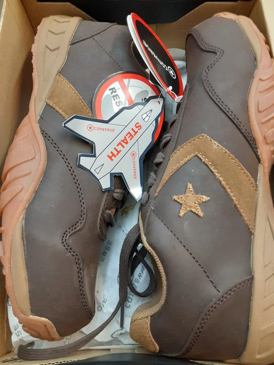 Converse Work-Low Profile- Euro Casual-Brown- Size 9.5 Medium Womens- C941- NEW