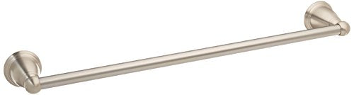 Moen YB2218BN Brantford Collection 18-Inch Single Towel Bar, 18 Inch, Brushed Nickel