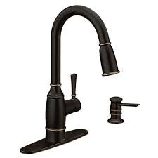 Moen 87791BRB Noell Pulldown Kitchen Faucet Mediterranean Bronze Finish