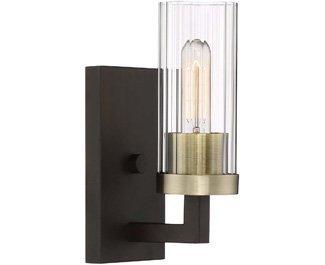 Minka Lavery Wall Sconce Lighting 3041-560 Ainsley Court Wall Lamp Fixture, 1-Light 60 Watts, Bronze