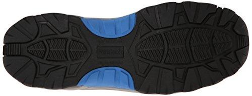 Reebok Work Men's Heckler Rb4620 Industrial and Construction Shoe, Black/Blue Trim, 9.5 M US