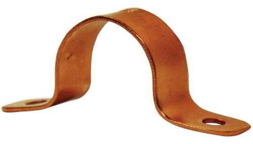 Plumber's Choice 91295 2-Inch Copper Tube Strap with 2-Hole (10-Pack)