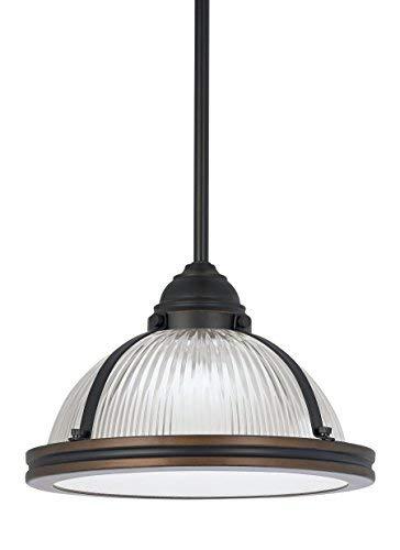 Sea Gull Lighting 65060-715 Pratt Street Prismatic One-Light Pendant Hanging M..