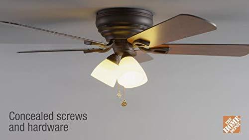 Hampton Bay 51732 52 in. Blair LED Oil-Rubbed Bronze Ceiling Fan