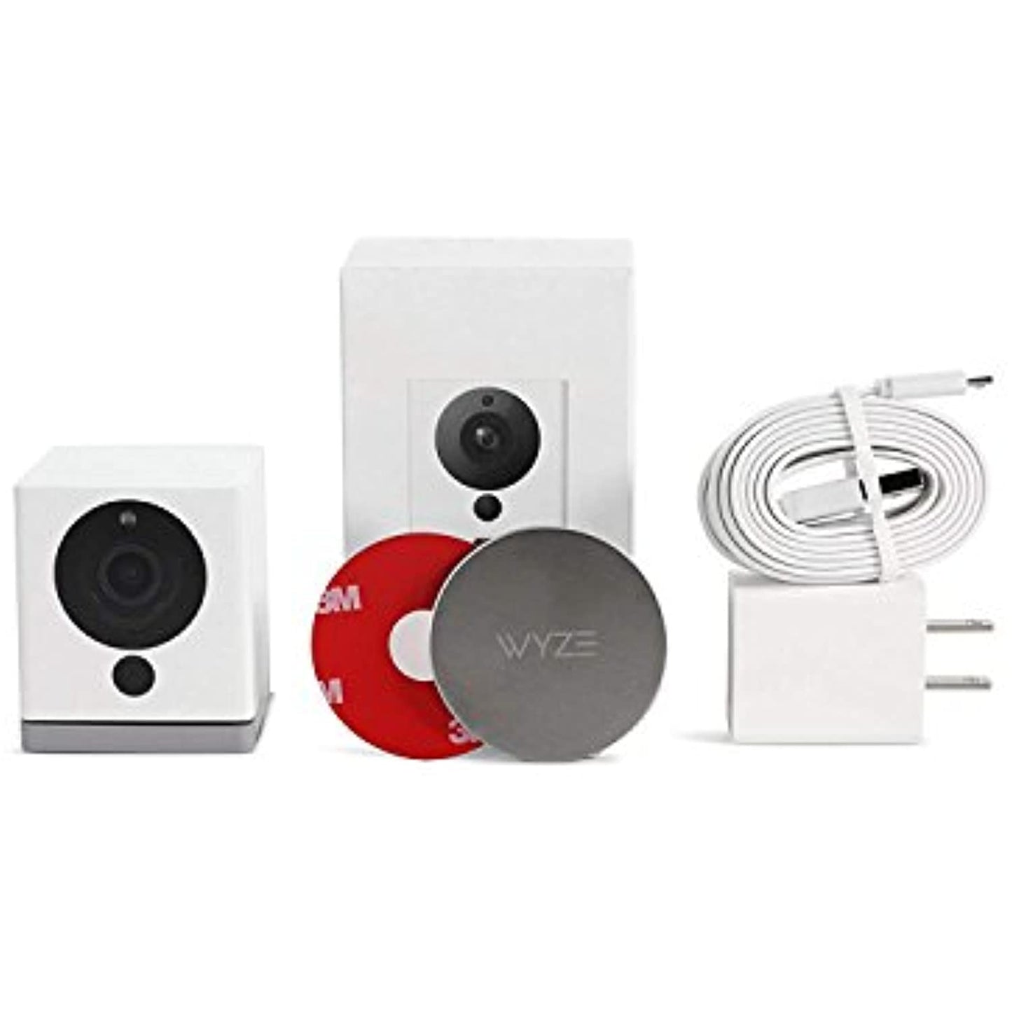 Wyze Cam 1080p HD Indoor Wireless Camera with Night Vision, 2-Way Audio, White