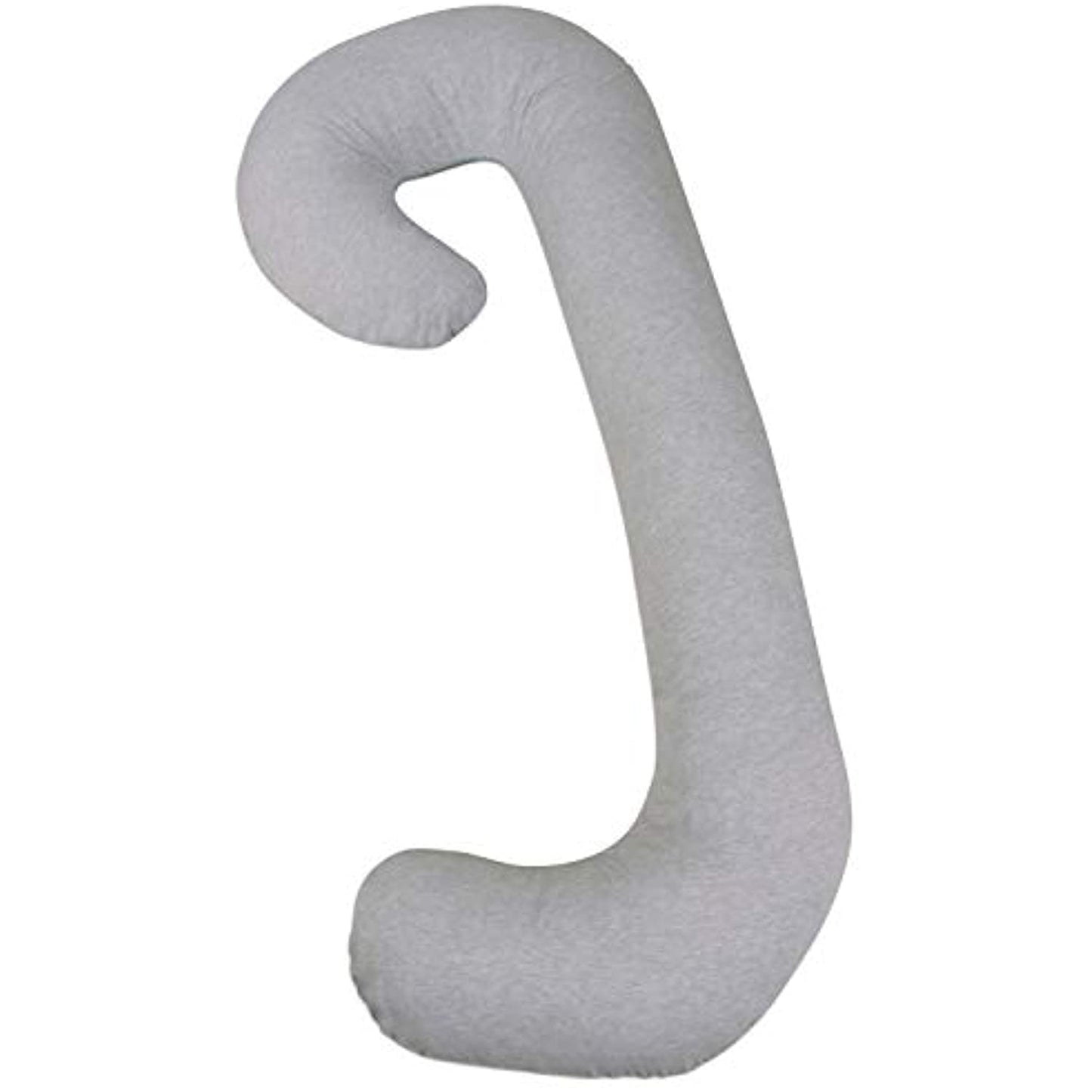 The Chic Jersey, Snoogle, Total Body Pillow - Heather Gray (for pregnant women)