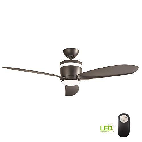 Home Decorators Federigo Matte Black Ceiling Fan Blade Set