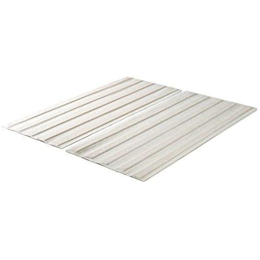 Zinus Annemarie Wood Bed Support Slats/ Fabric-Covered/ Bunkie Board, Queen