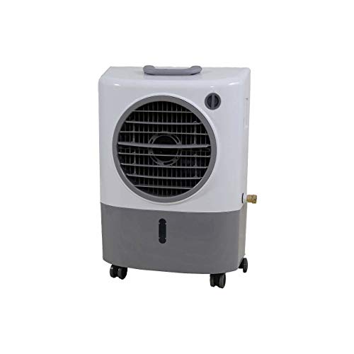 Hessaire MC18M Portable Evaporative Cooler, Gray, 1300 CFM, Cools 500 Sq ft