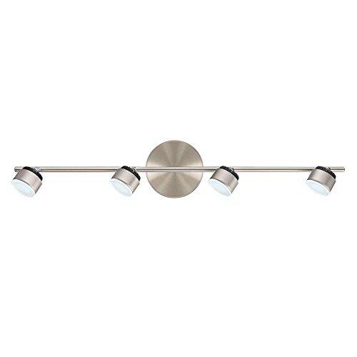 Eglo Armento 1 LED 4-Light Satin Nickel Track Lighting Kit-201453A