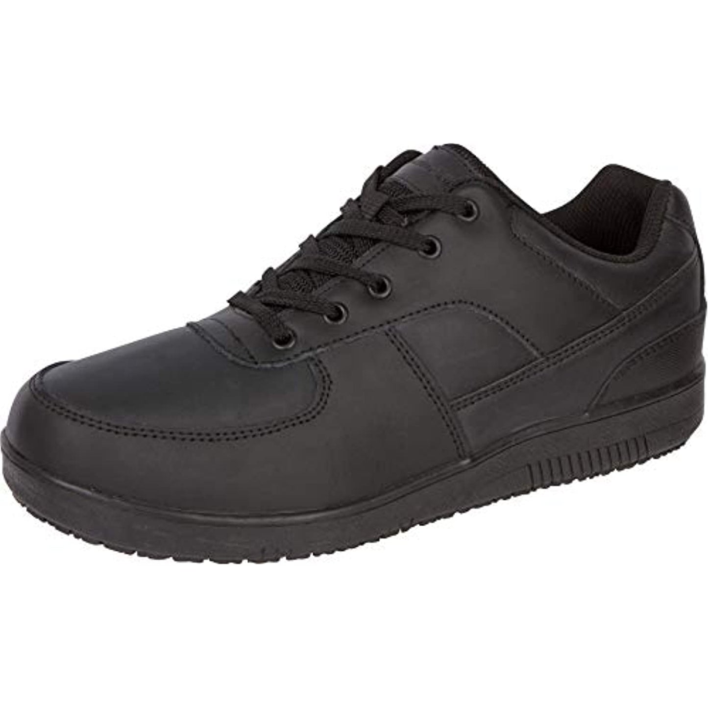 Genuine Grip Athletic -Black- Slip Resistant Sneaker-10.5 Wide- '1010'- NEW