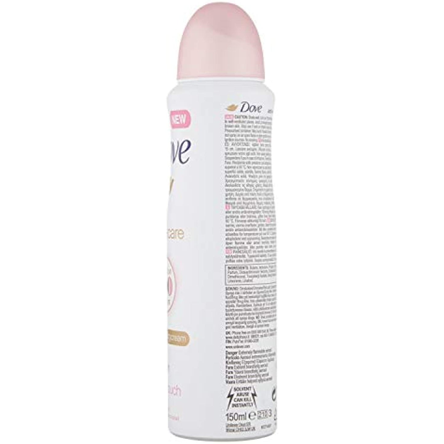 Dove deo spray invisible care floral touch 150ml 6 Pack