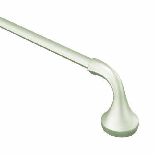 Moen YB2824BN Eva 24 Inch Bathroom Towel Bar, Brushed Nickel