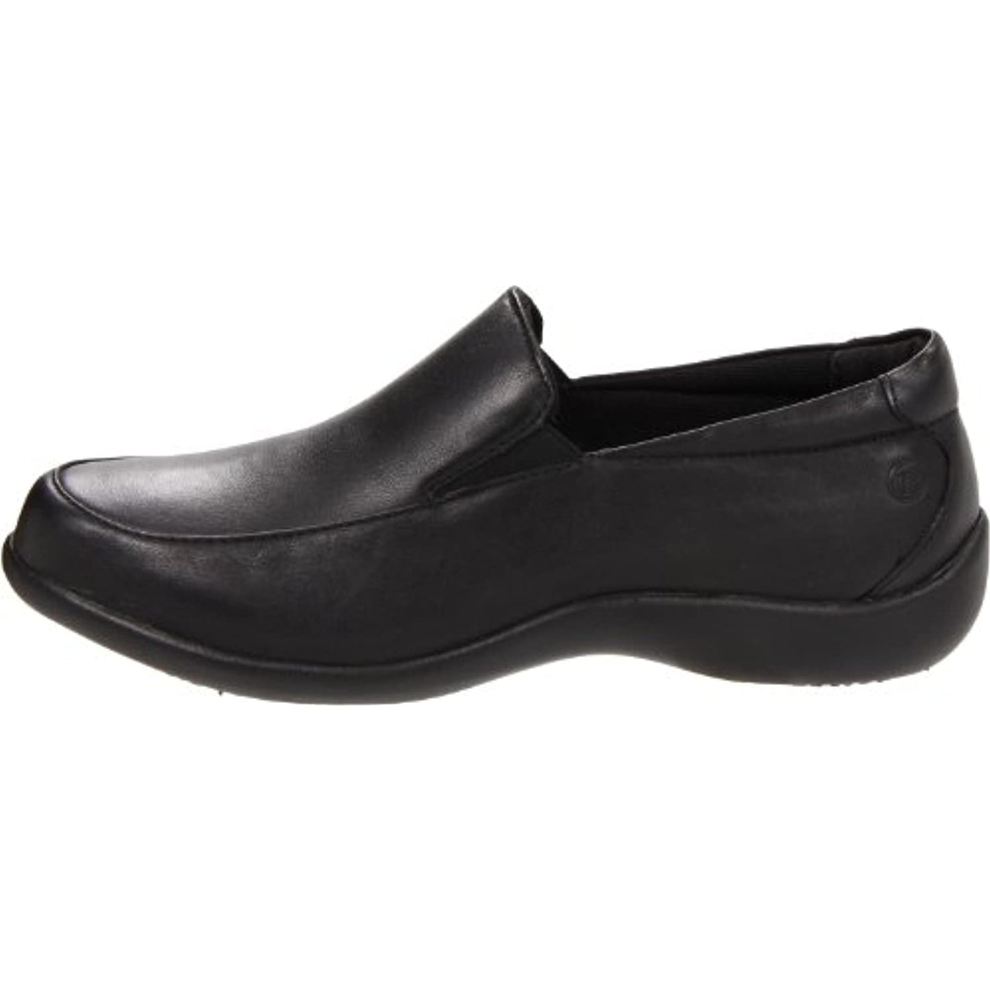 Rockport Work Womens Slipon Casual 1" Wedge, Nursing Shoes, Size 7.5 Wide-Black