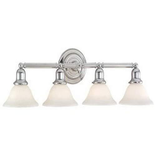 Sea Gull 44063-05 Sussex Four-Light Bath or Wall Light Fixture Chrome