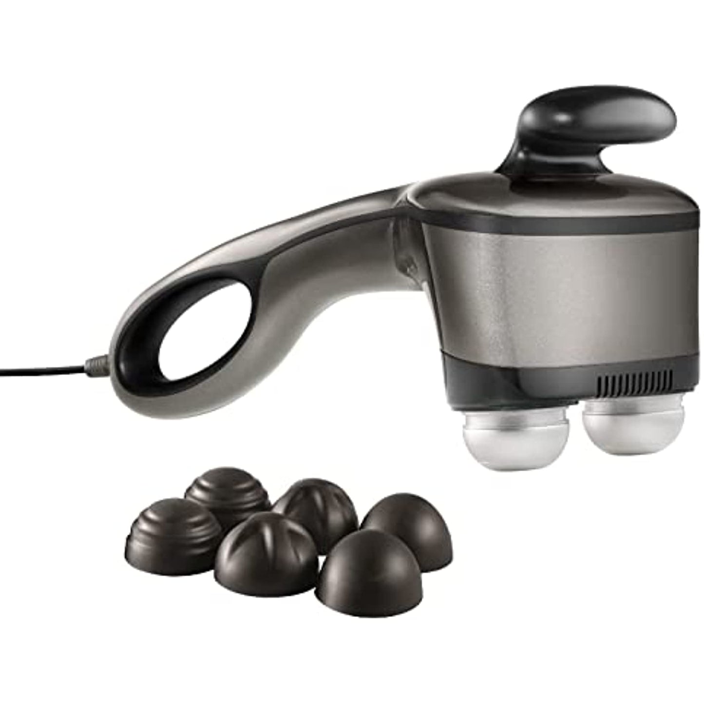 HoMedics Dual Temp Handheld Percussion Massage | 5 Speed Settings, 3