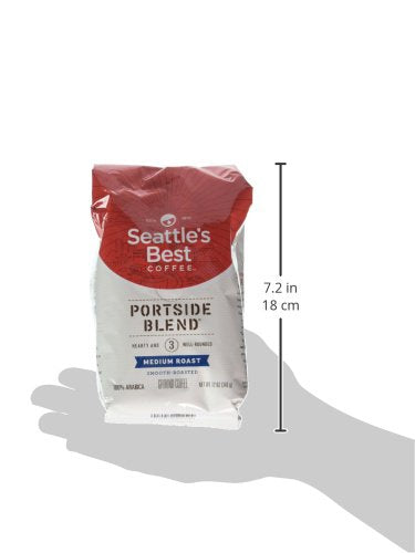 PACK OF 12 Seattle's Best Portside Blend Ground Coffee 12 oz Best Before 3/2020