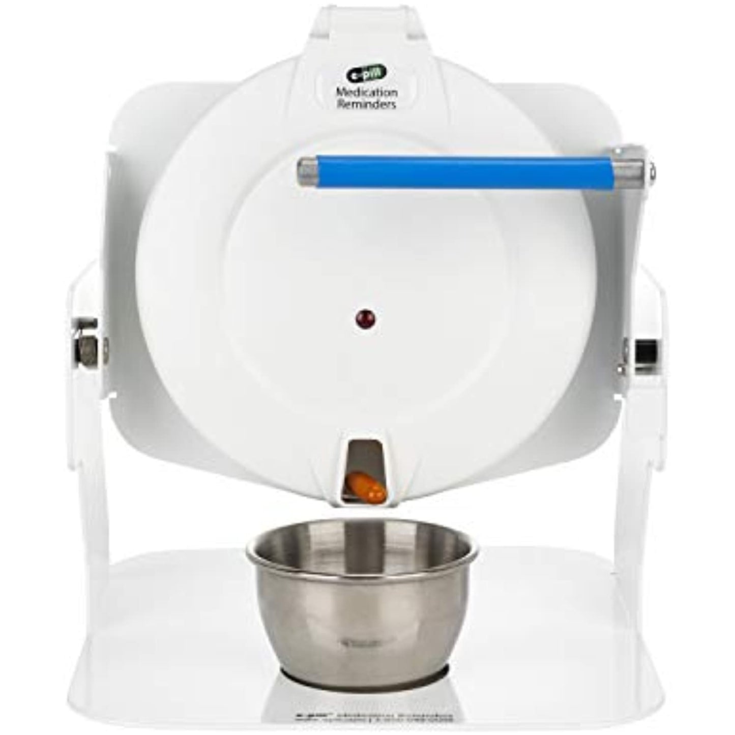 e-Pill Station – Locked Automatic Pill Dispenser with Tipper Base - White Lid