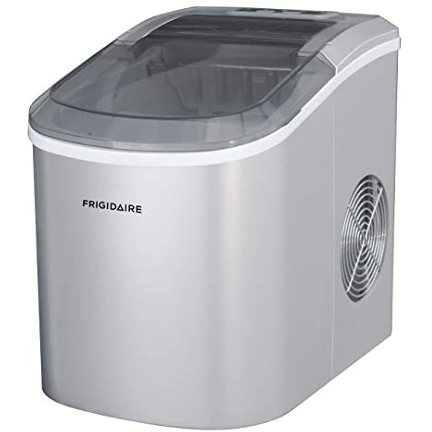 Frigidaire EFIC189-Silver Compact Ice Maker, 26 lb per Day, Silver