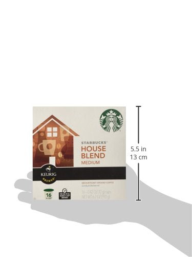 Starbucks 128 COUNT House Blend, K-Cup for Keurig Best Before August 2020