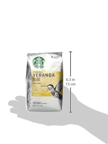 12 PACK Starbucks Veranda Blonde Roast Whole Bean Coffee Best Before August 2020