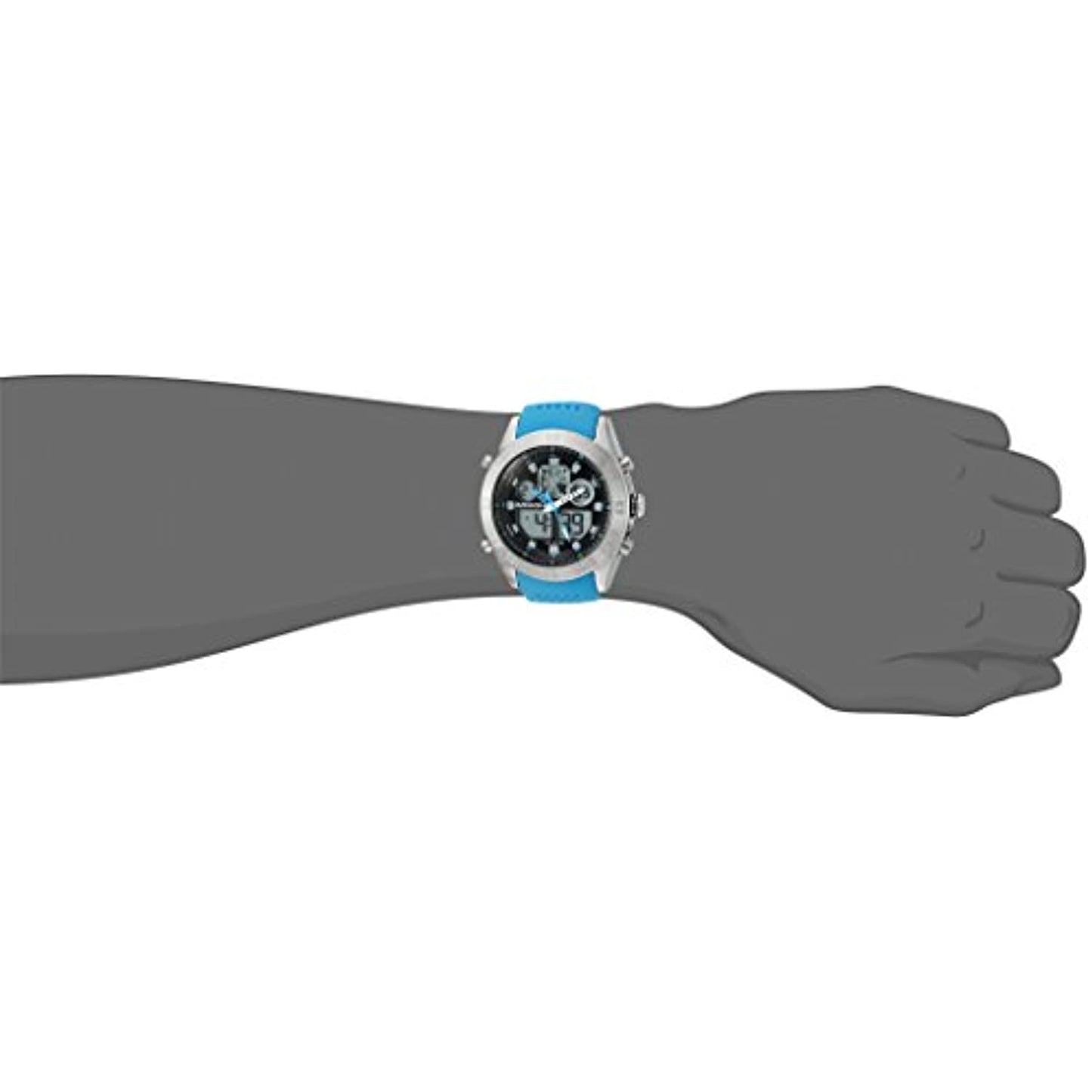 Quiksilver Men's THE FIFTY50 Digital Chronograph Watch Blue Silicone NO BOX