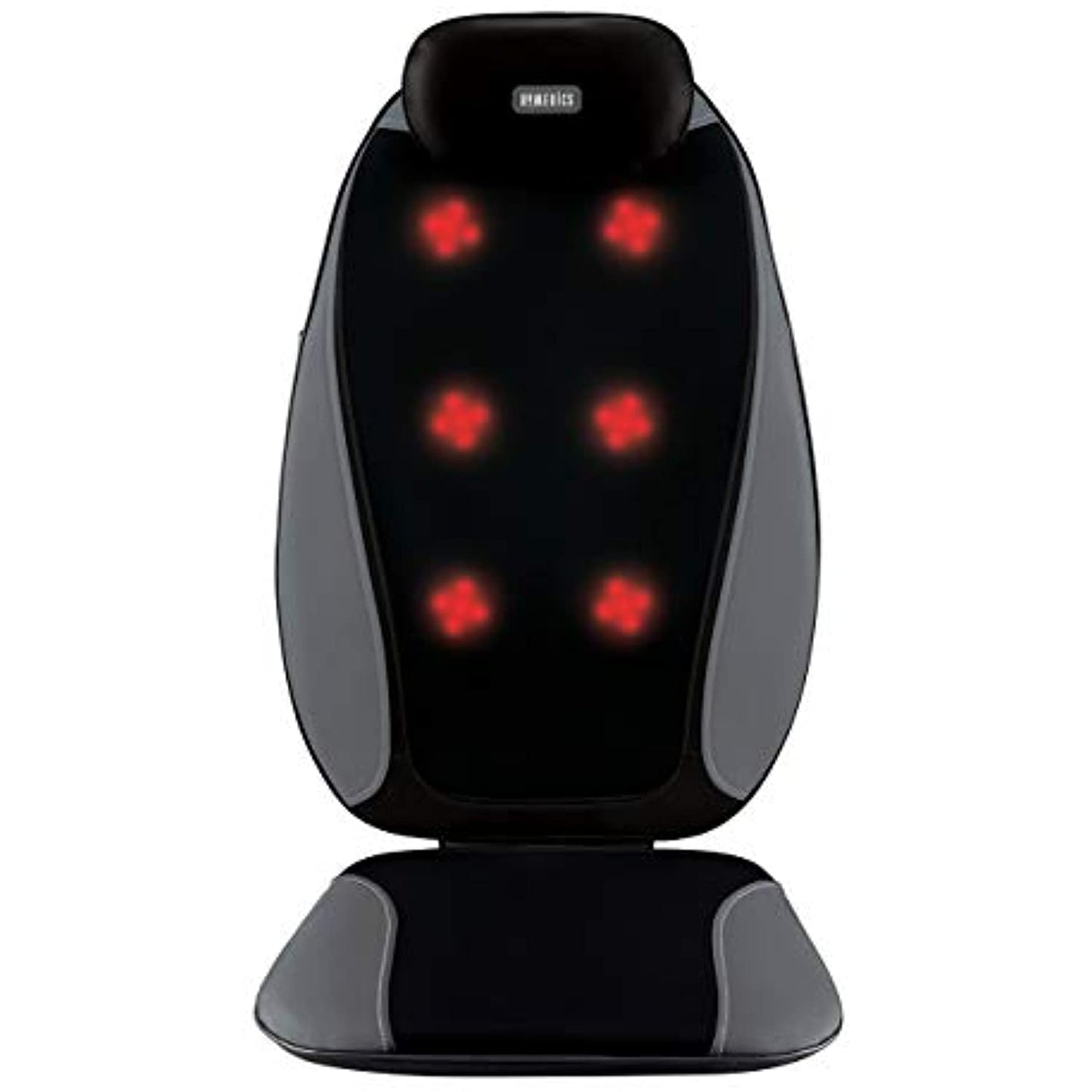 Homedics MCS-380 Shiatsu Pro Plus Heated Massage Back Cushion Black New Open Box