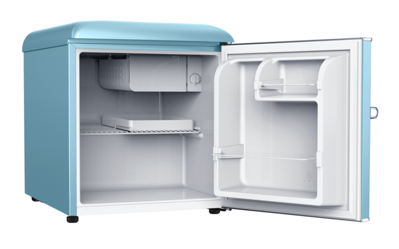 Galanz 1.7 Cu ft Retro Single Door Mini Fridge, Game Room, Garage, Kids Room
