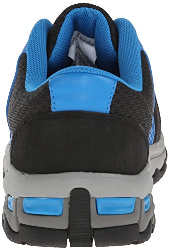 Reebok Work Men's Heckler RB4620 Industrial and Construction Shoe, Black/Blue Trim, 9 W US