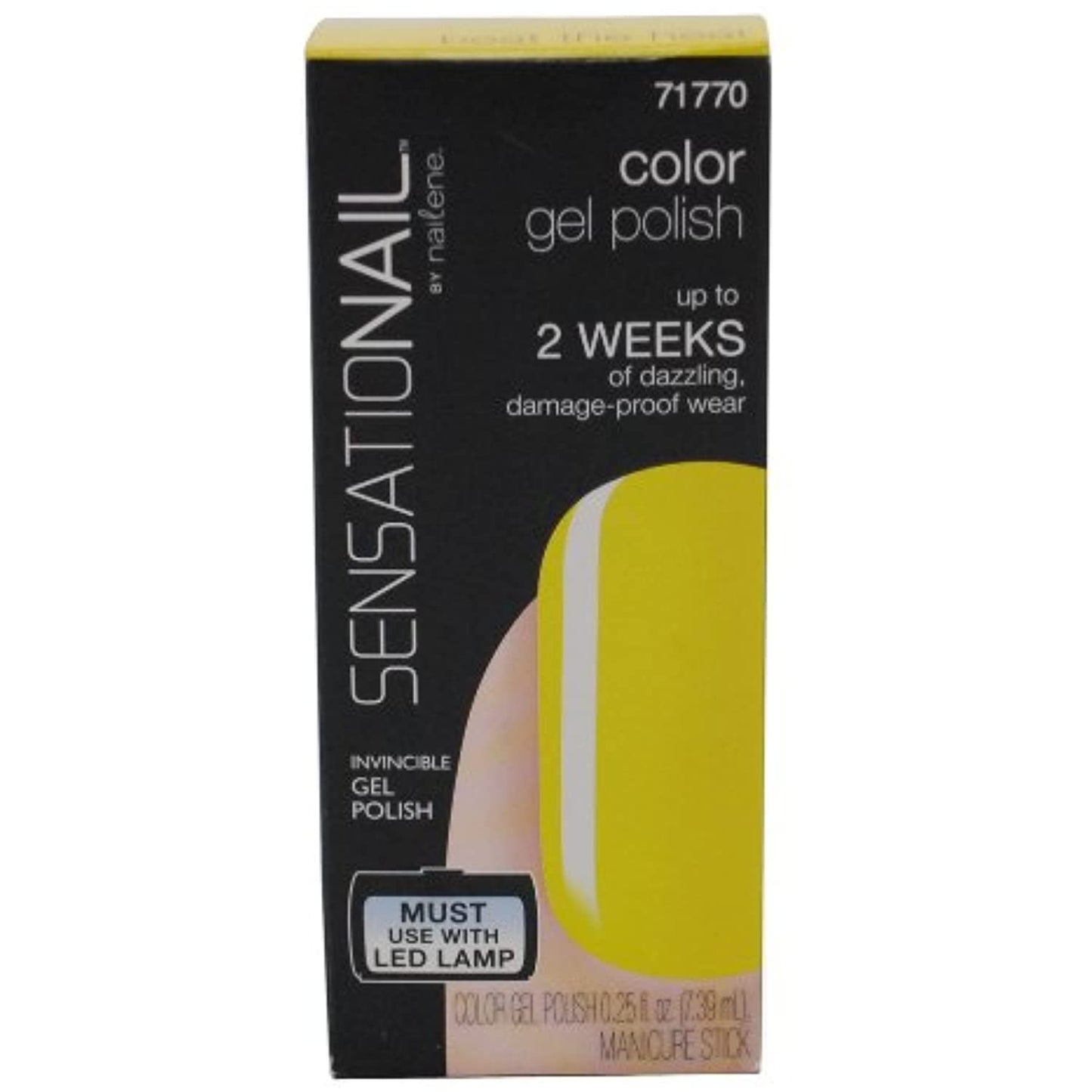 Sensational by Nailene, Gel Polish Color, Yellow 0.25 fl oz 71770