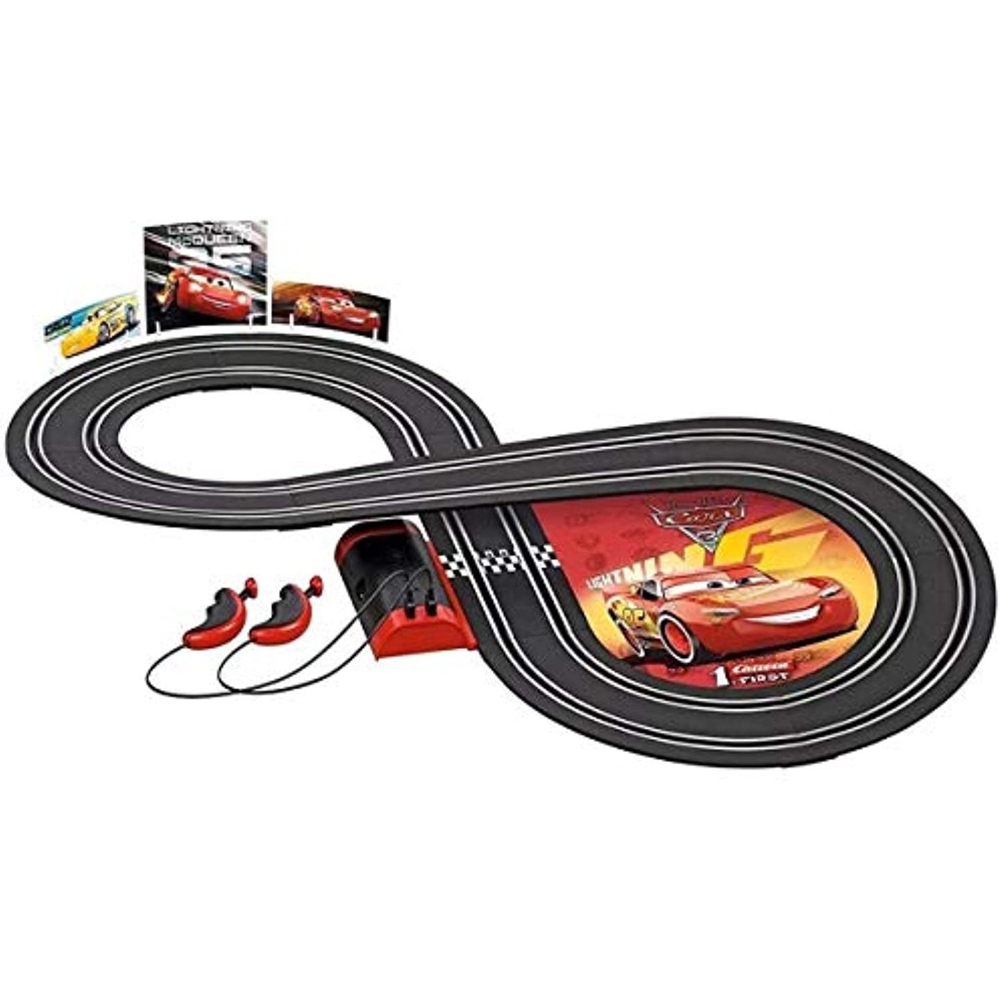 Carrera First Disney/Pixar Cars 3- Lightning McQueen/ Dinoco Cruz Ramirez *USED