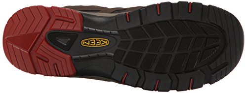 Keen Utility Men's Omaha Low Waterproof Steel Toe Work Boot, Cascade Brown/Burnt Henna, 7 EE US