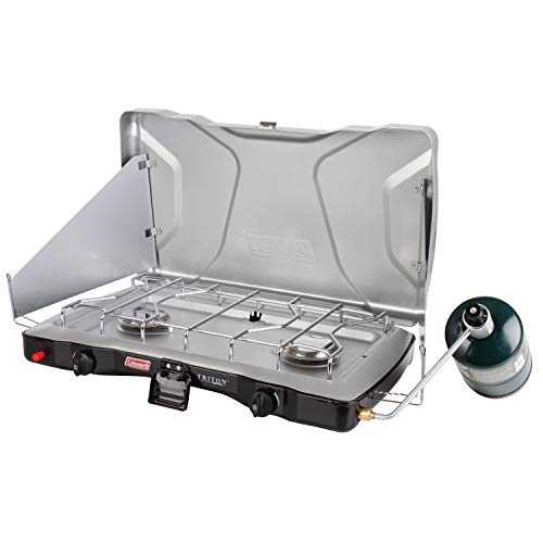 Coleman Gas Camping Stove | Triton+ Propane Stove, 2 Burner