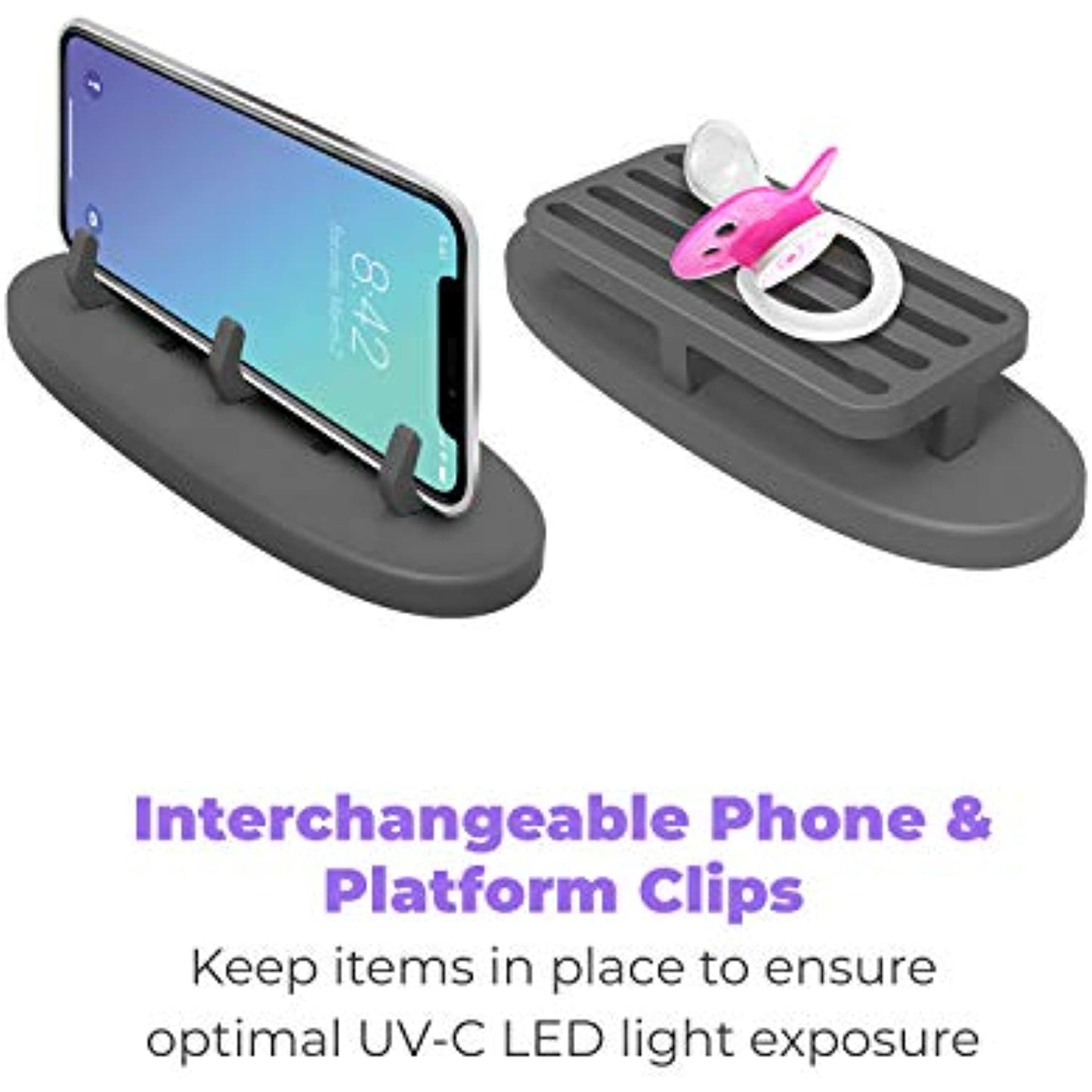 HoMedics UV Clean Sanitizer Bag Portable UV Light Sanitizer, Fast Germ Sanitizer