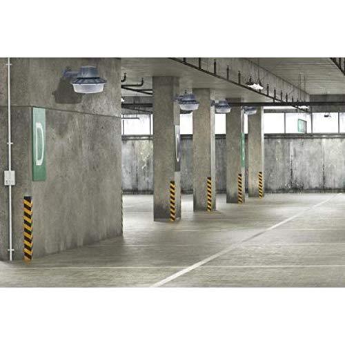 Commercial Electric 46-Watt Gray Outdoor Integrated LED Area Light Wall/Pole M..