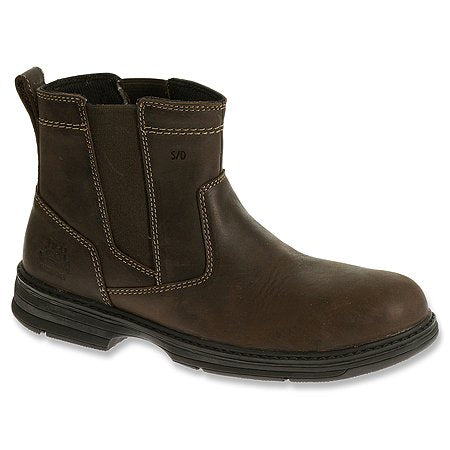 Caterpillar Inherit Pull On Steel Toe Work Boot Men 8 Brown