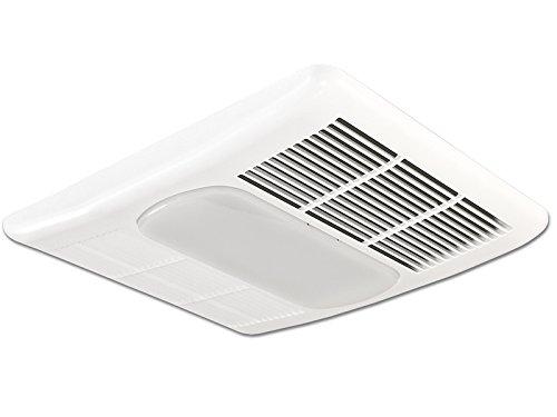 Delta BreezRadiance RAD80L 80 CFM Exhaust Bath Fan with Light and Heater