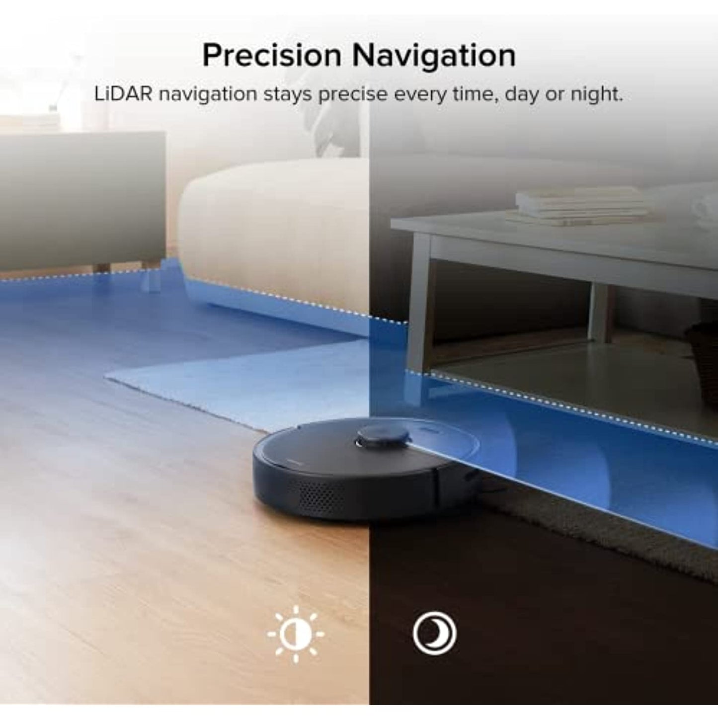 Roborock S4 Max Robot Vacuum with Lidar Navigation, 2000Pa Strong Suction