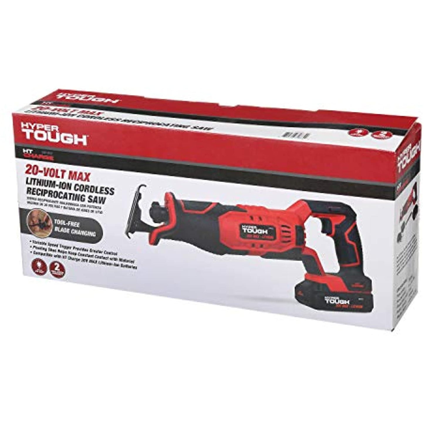 Hyper Tough 20V Lithium-ion Reciprocating Saw AQ80023G
