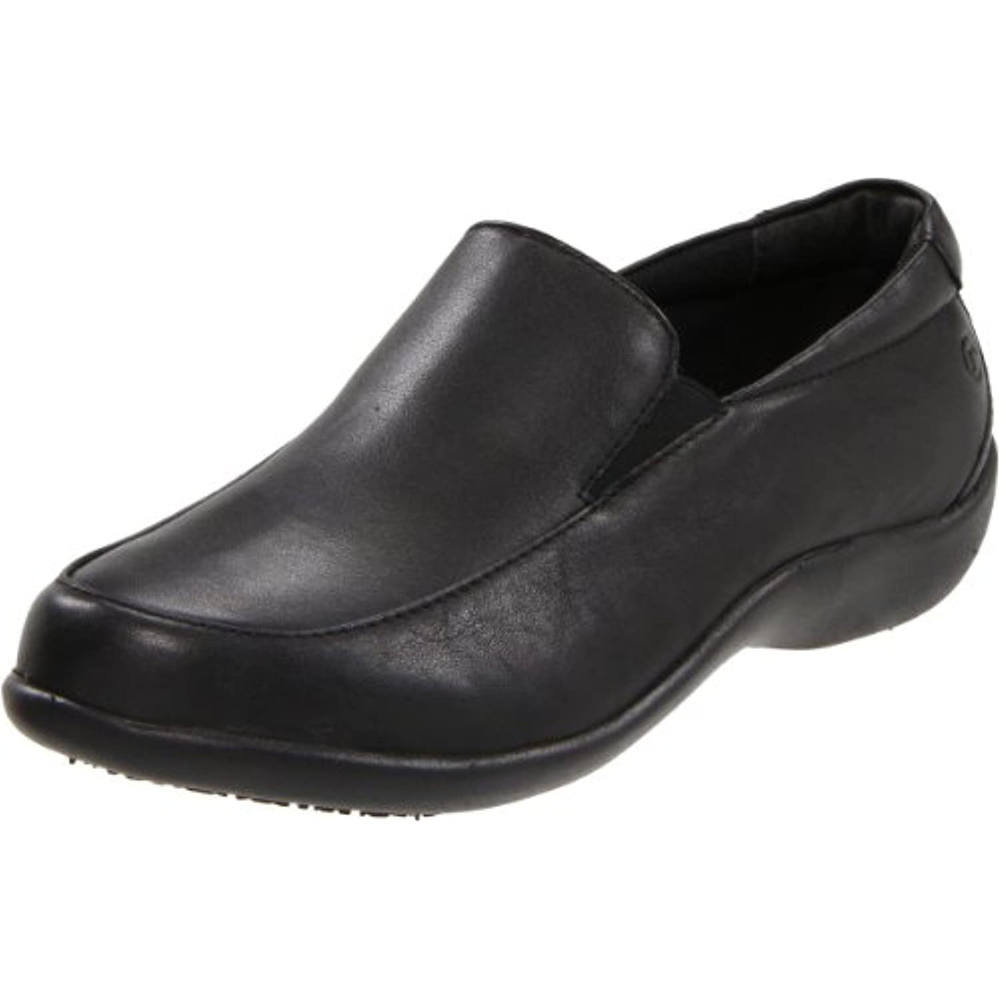 Rockport Work Womens Slipon Casual 1" Wedge, Nursing Shoes, Size 7.5 Wide-Black