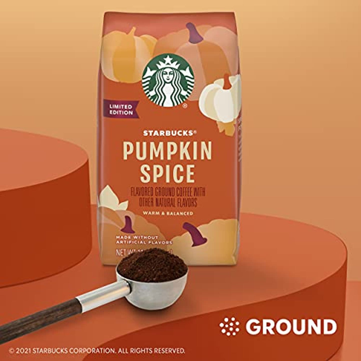 Starbucks Limited Edition Pumpkin Spice Flavored Coffee K-Cups 60 Count