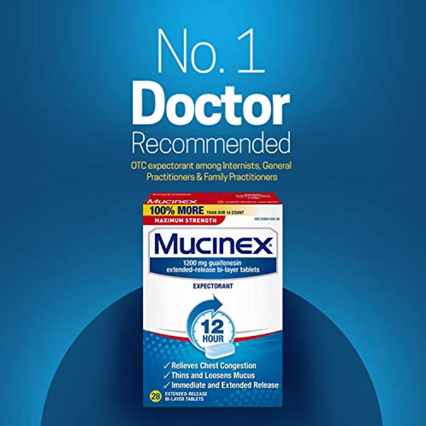 3 pack Mucinex Maximum Strength 12 Hour 1200 mg (28ct boxes) EXP 8/2022