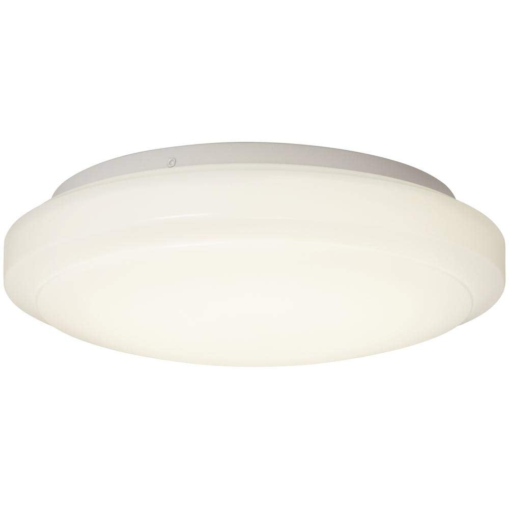 12in. 2 Light Round Bright White LED Flushmount Ceiling Light Fixture