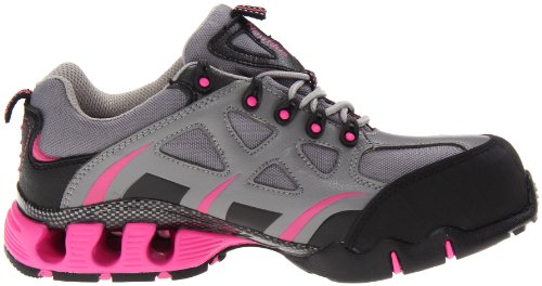 Nautilus 1851 Women's Comp Toe Waterproof EH Athletic Shoe,Grey/Pink,10 W US