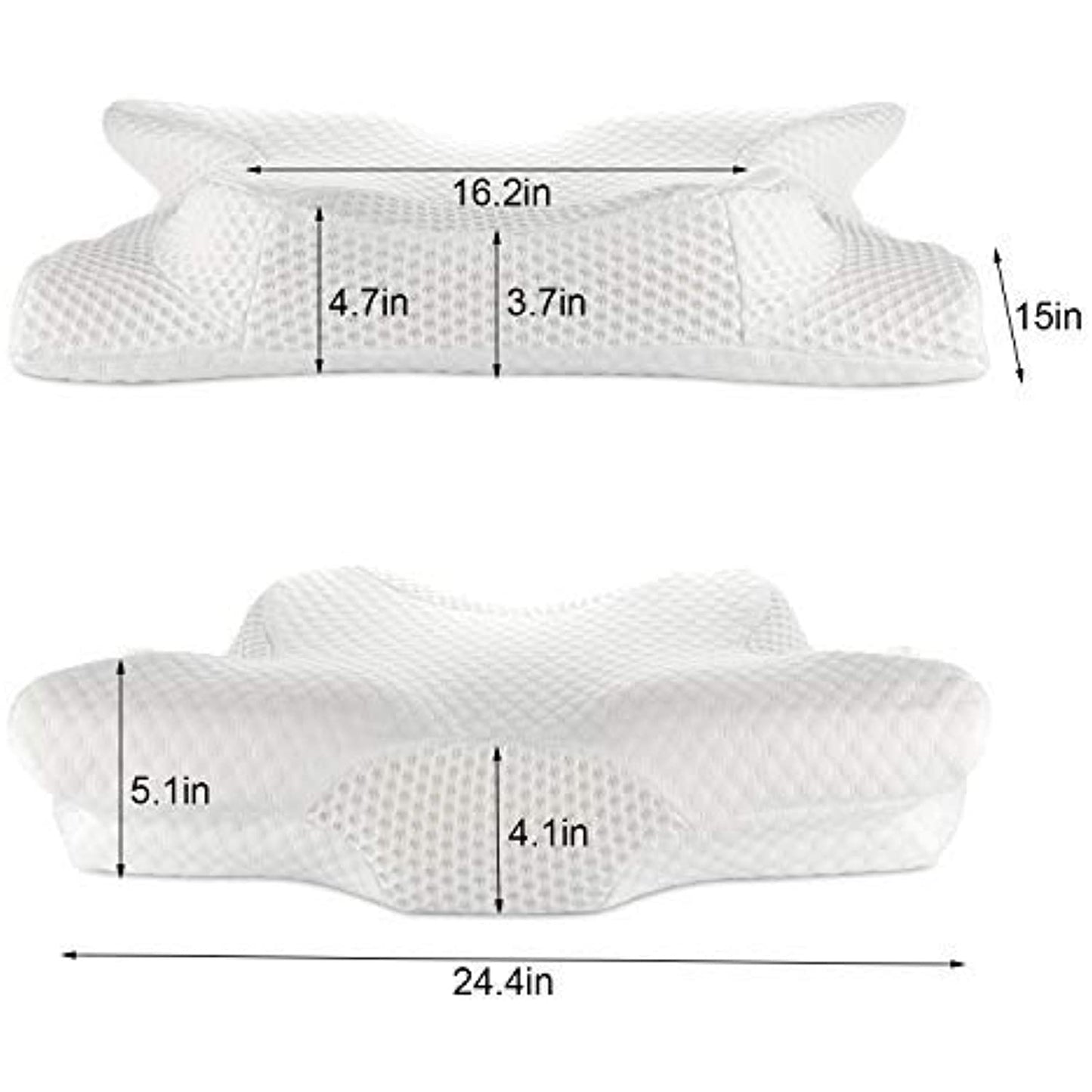 Coisum Cervical Pillow Contour Pillow for Neck and Shoulder Pain,  Memory Foam