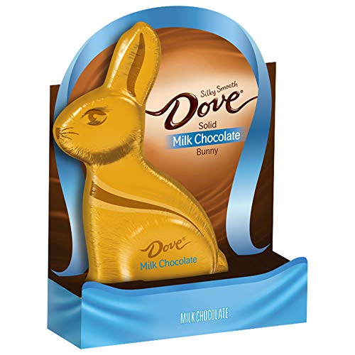 DOVE Milk Chocolate Solid Easter Bunny, 4.5 Ounce Exp: 10-2020