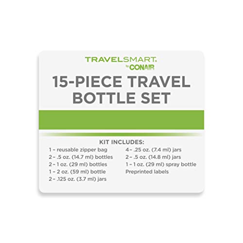 Travel Smart by Conair 15-Piece Travel Bottle Set