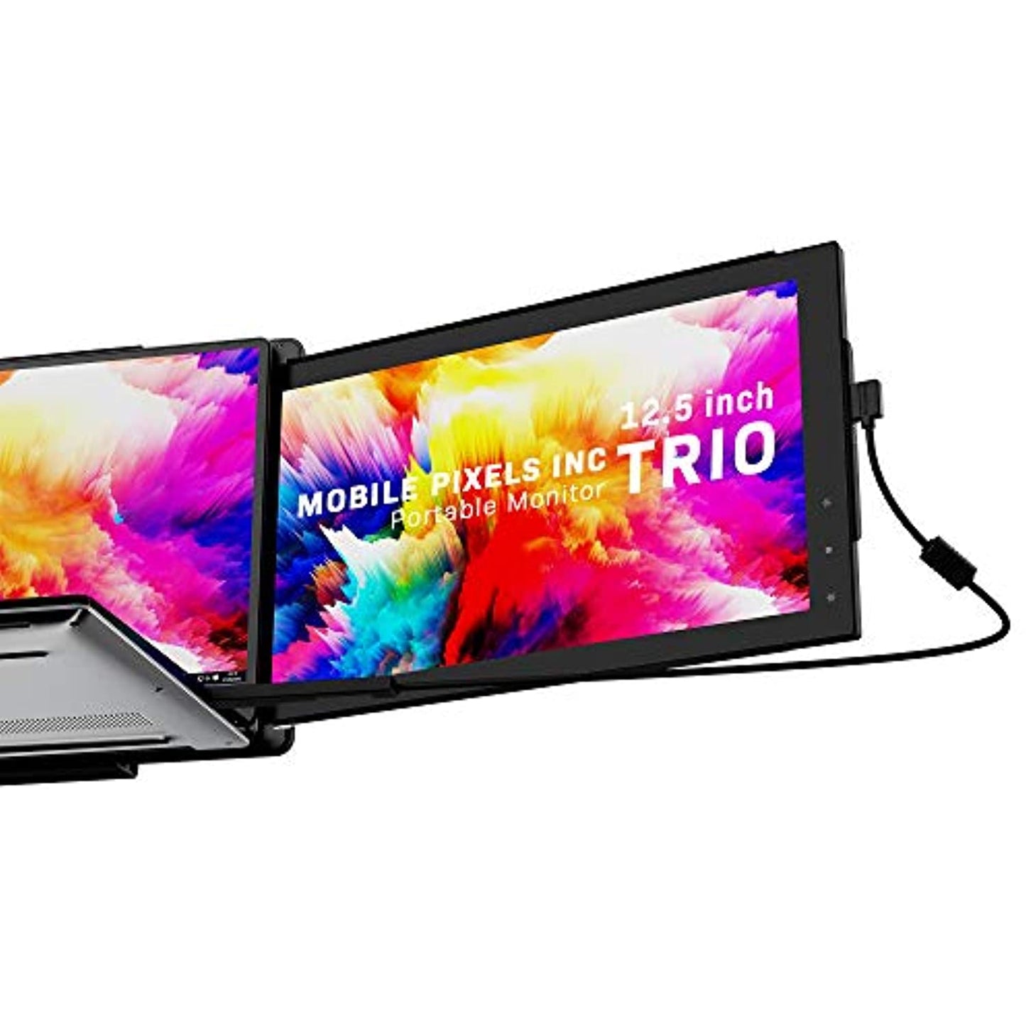 Mobile Pixels Trio Portable Monitor for Laptops- Has a full 270 degree rotation