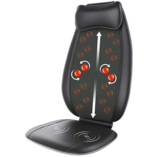 RENPHO S-Shaped Shiatsu Massage Seat Cushion with Vibration with Heat Function