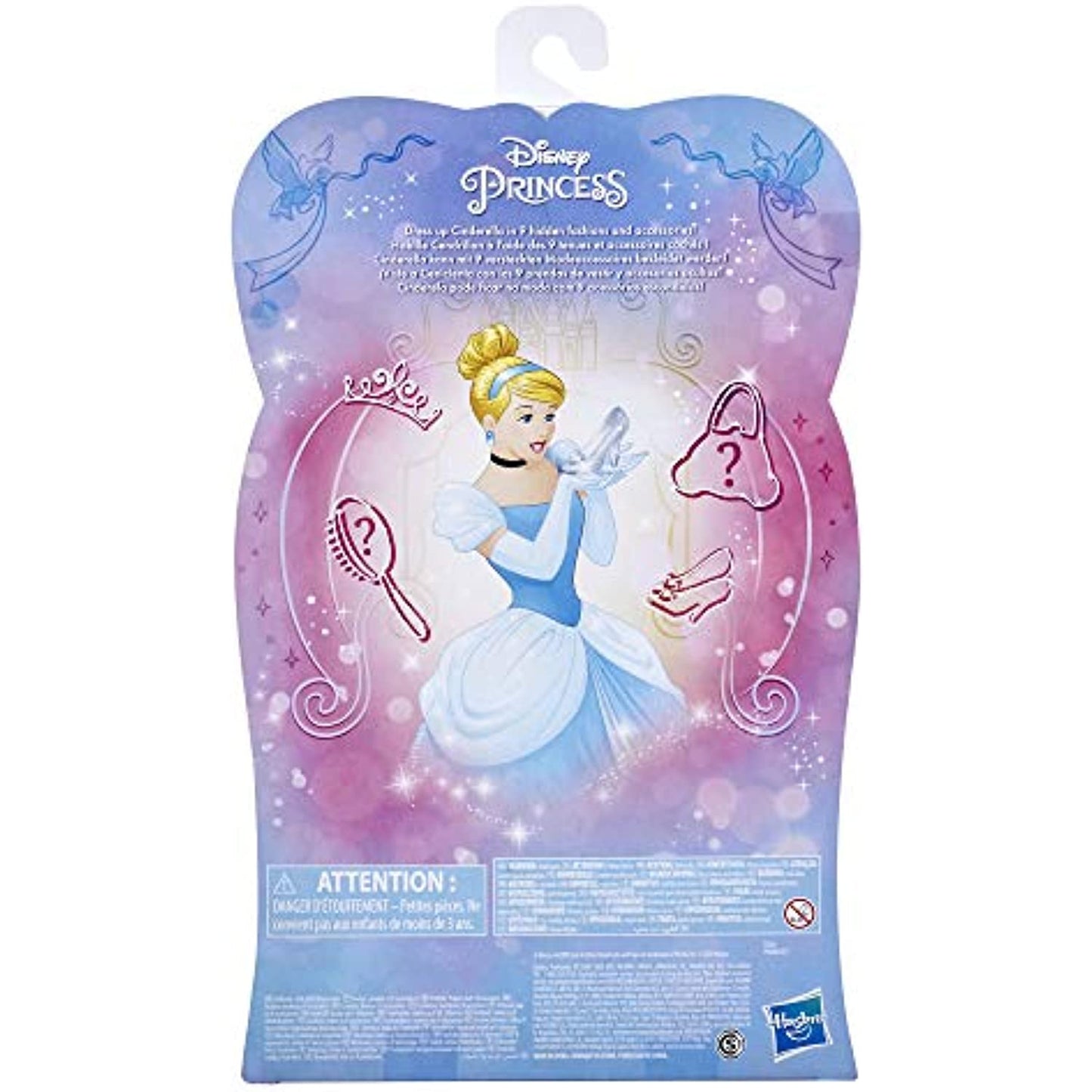 Disney Princess Style Surprise Cinderella Fashion Doll with 10 Fashions and